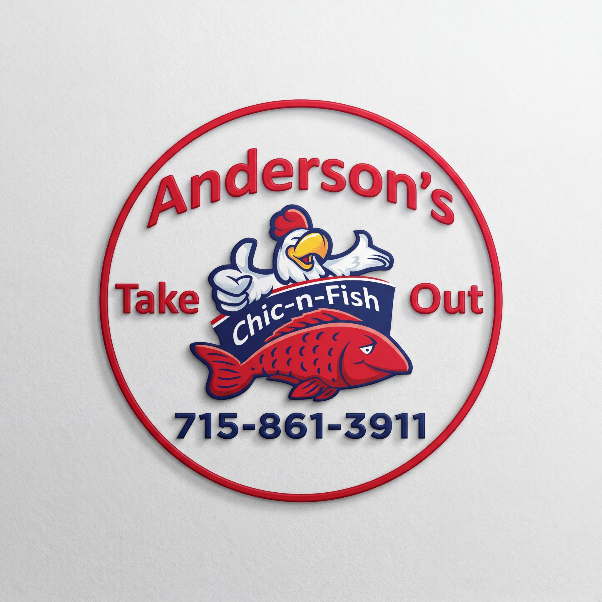 Anderson's Chic-n-Fish logo