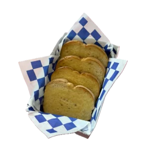 A basket of neatly arranged golden brown cookies.